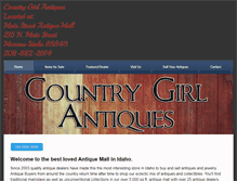 Tablet Screenshot of countrygirlantiques.com
